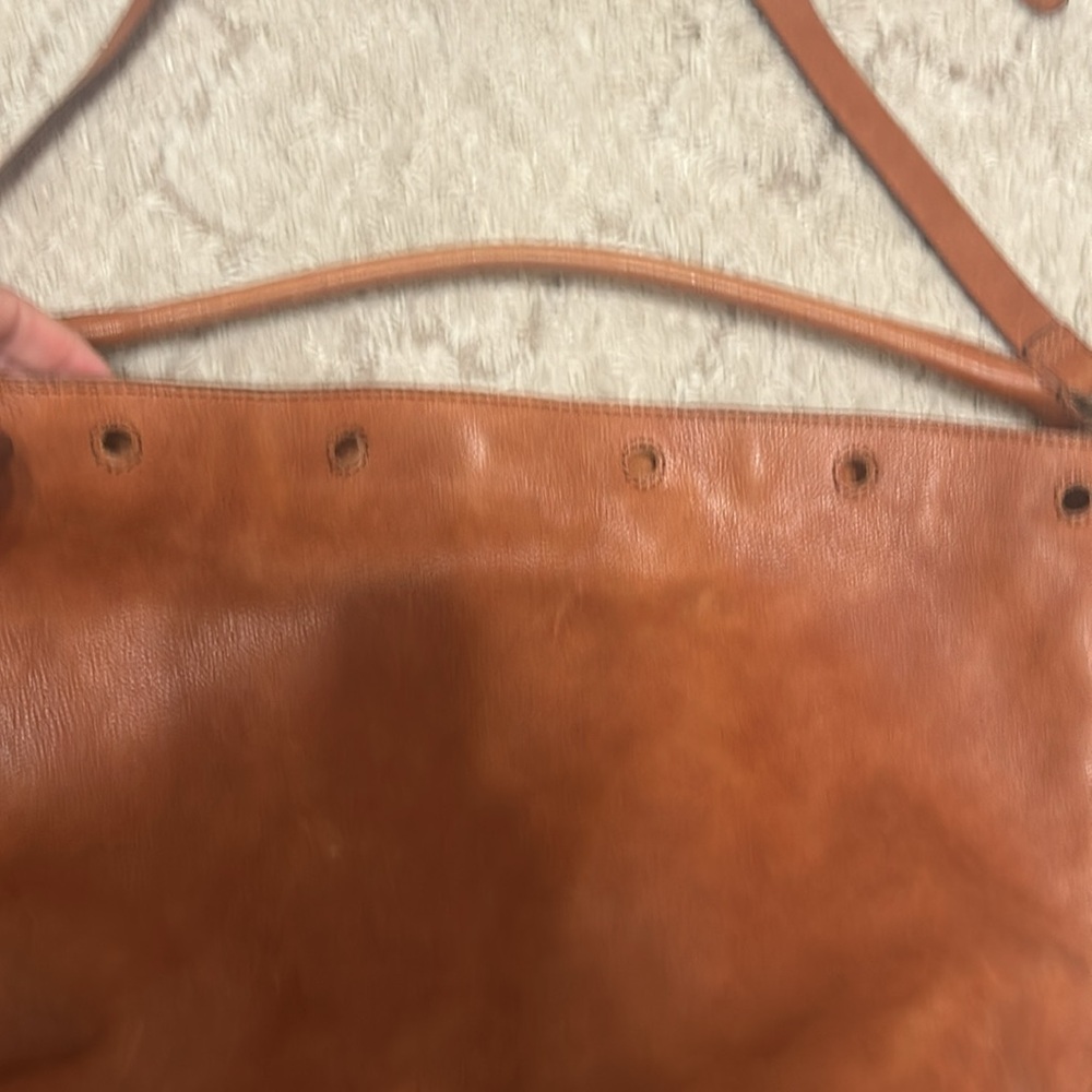 Madewell Cognac Leather Shoulder Bag - Picture 2 of 3